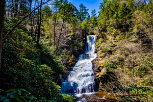 A beautiful waterfall in Pike County